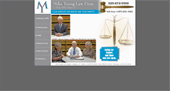 Desktop Screenshot of mikeyounglawfirm.com